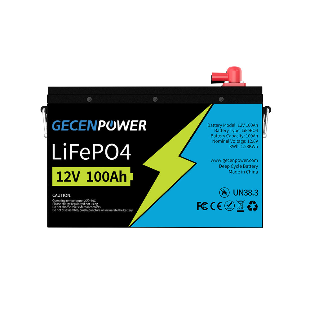 GECENPOWER 12v 100Ah Deep Cycle LiFePO4 Battery