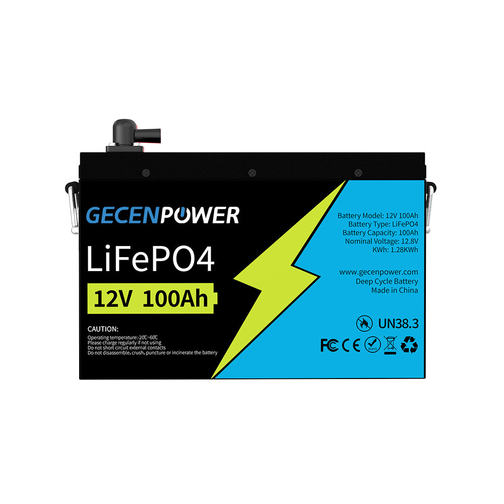 GECENPOWER 12v 100Ah Deep Cycle LiFePO4 Battery